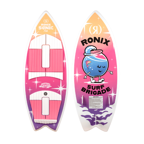 Ronix Girls Sonic Fish Pink Wakesurfer 3'9